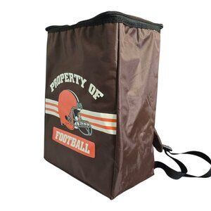 Cleveland Browns NFL Backpack Insulated Tailgate Cooler 16" x 12" x 6.5"